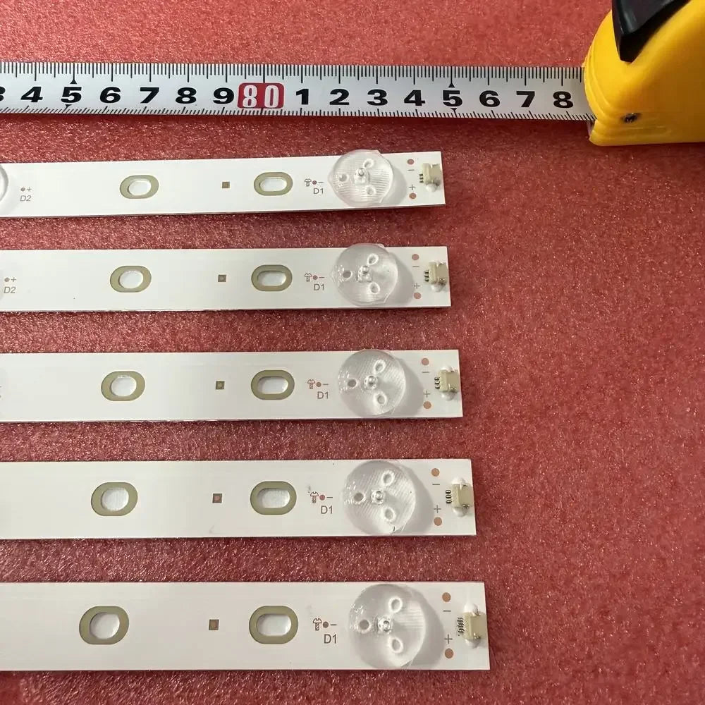 ruban led blanc moderne 80cm reutilisable fixations aluminium unique