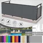 rideau balcon gris rayures moderne clips câbles 90x500cm 90x600cm 90x300cm 75x600cm