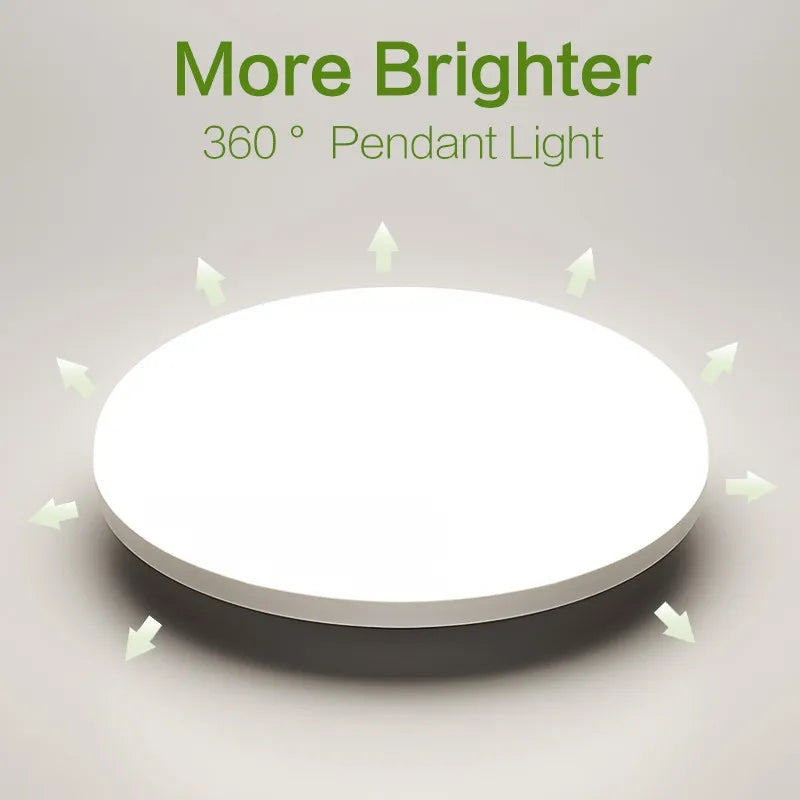 lampe moderne ultra mince blanc 36w 2000lm led 10m² éclairage quotidien