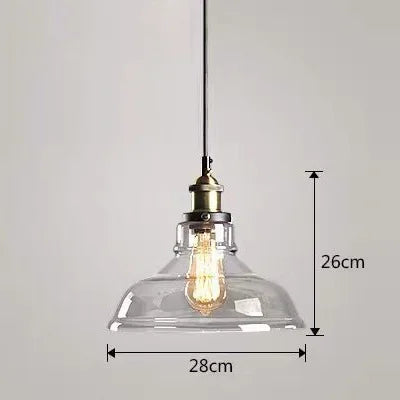 suspension lumineuse industrielle vintage verre transparent doré filaire 90 260V 249 2000lm