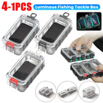boîtes pêche transparentes accessoires carpe outils hameçons leurre pratique compactes boucle verrouillage paillettes crochets