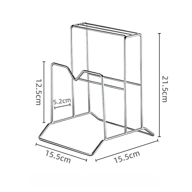 bloc couteaux blanc texture bois moderne support métallique couteaux organisation cuisine