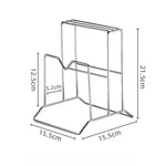 bloc couteaux blanc texture bois moderne support métallique couteaux organisation cuisine