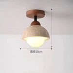 lampe moderne bois brun texture naturelle marbrée opaque fixations vis inclusées 20cm 25cm 30cm