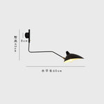 lampe murale moderne noire fixée mur sans LED 90 260V flux 249 2000 lumens