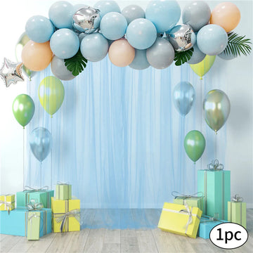 rideau mariage transparent tulle polyester blanc lavande noir décoration fête anniversaire