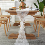 serviette table dentelle blanche motifs floraux classique noël action grâce saint valentin pâques printemps