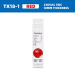 Rail LED Indicateur Blanc Vert Bleu Rouge Câble G6MM Plaque Fixation Moderne Fonctionnel