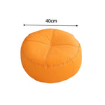 coussin sol orange gris minimaliste cuir aspect mat lavable moderne adultes