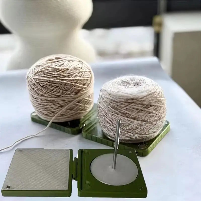 bobine fil pratique moderne vert blanc tringle poignée porte fil tricot machine coudre