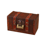 boîte bijoux vintage bois violet marron coffret rangement velours cadenas rustique