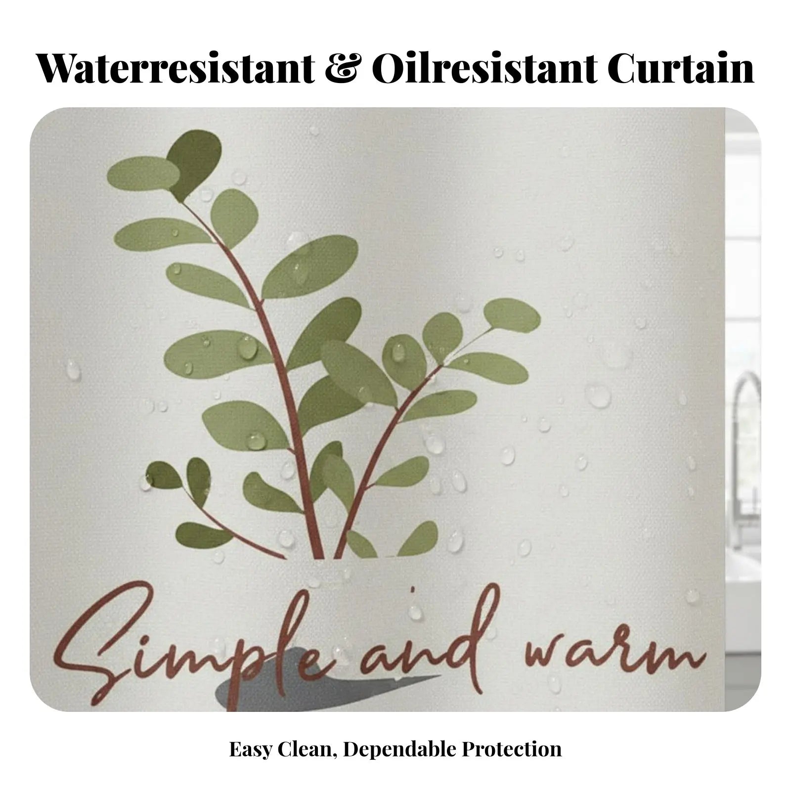 Détail du matériau polyester-coton résistant à l'eau