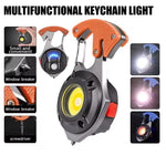 lampe poche rechargeable led multifonctionnelle camping compacte orange noire bleue