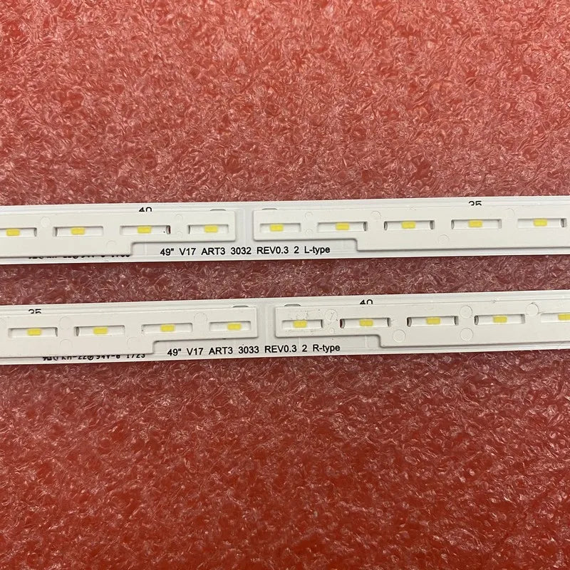 bande led blanche moderne sans câble bouton poussoir fixations invisibles connecteurs