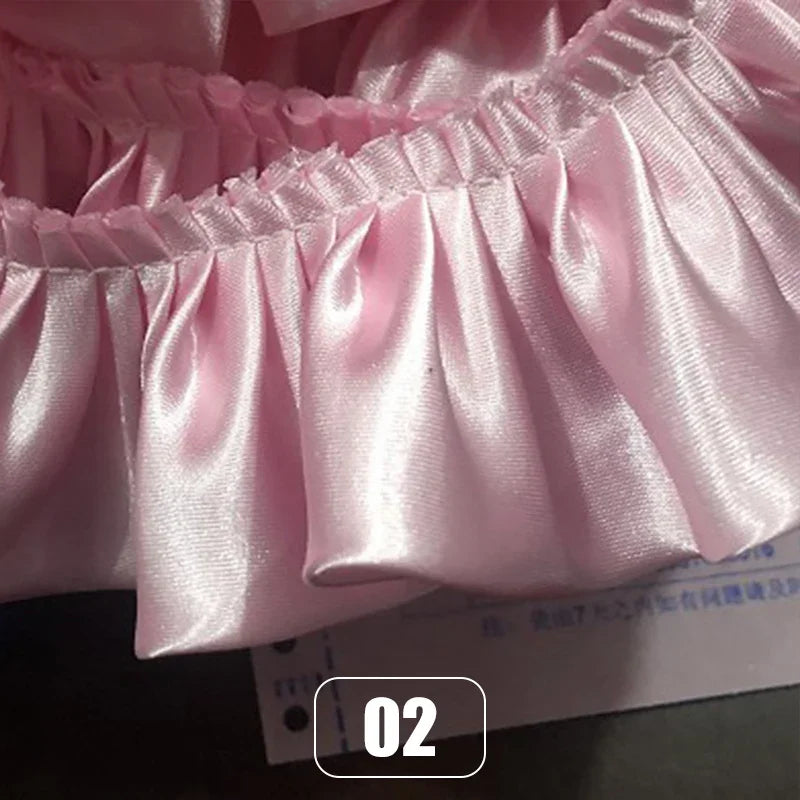 rubans satinés plissés couleurs vives classiques cheveux décontractés élégants mariage artisanat