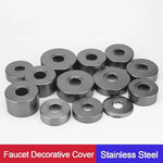 cache douche gris métallisé finition brossée moderne adhésif inoxydable résistant chaleur corrosion