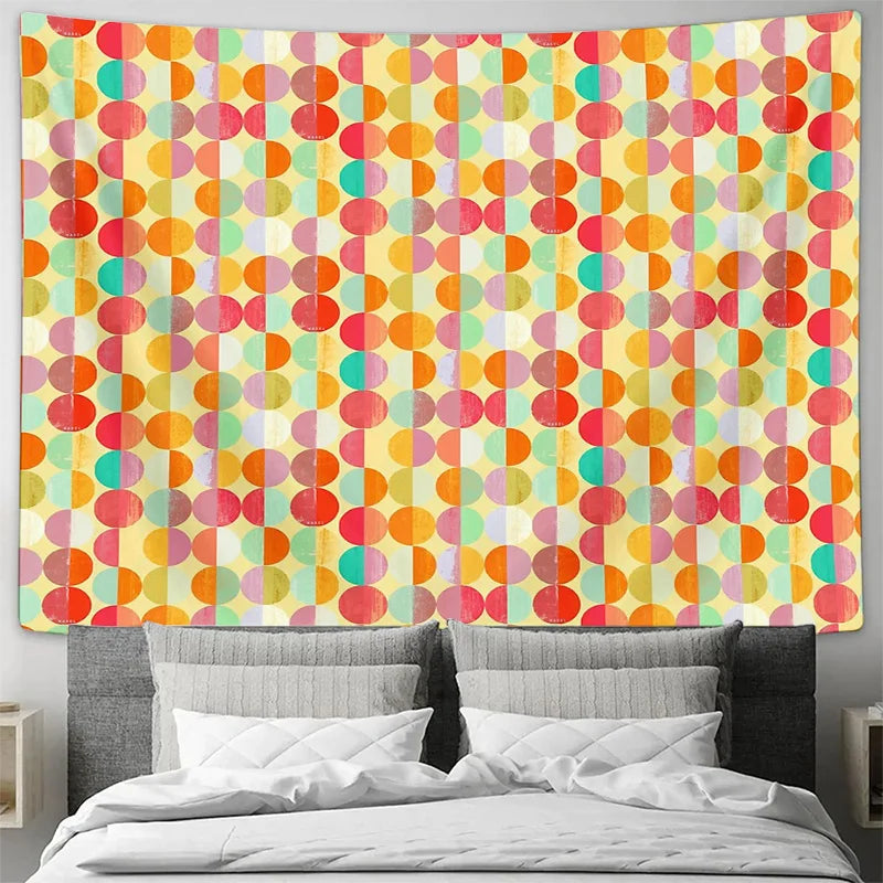 Tenture murale accrochée dans une chambre ambiance zen