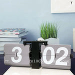 horloge murale quartz flip numérique horloge bleue moderne horloge blanche rétro horloge grise numérique