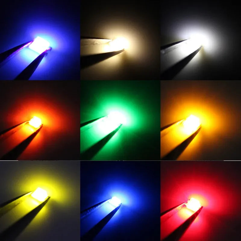 ruban led 100 pièces noir blanc rouge vert bleu jaune orange rose uv moderne