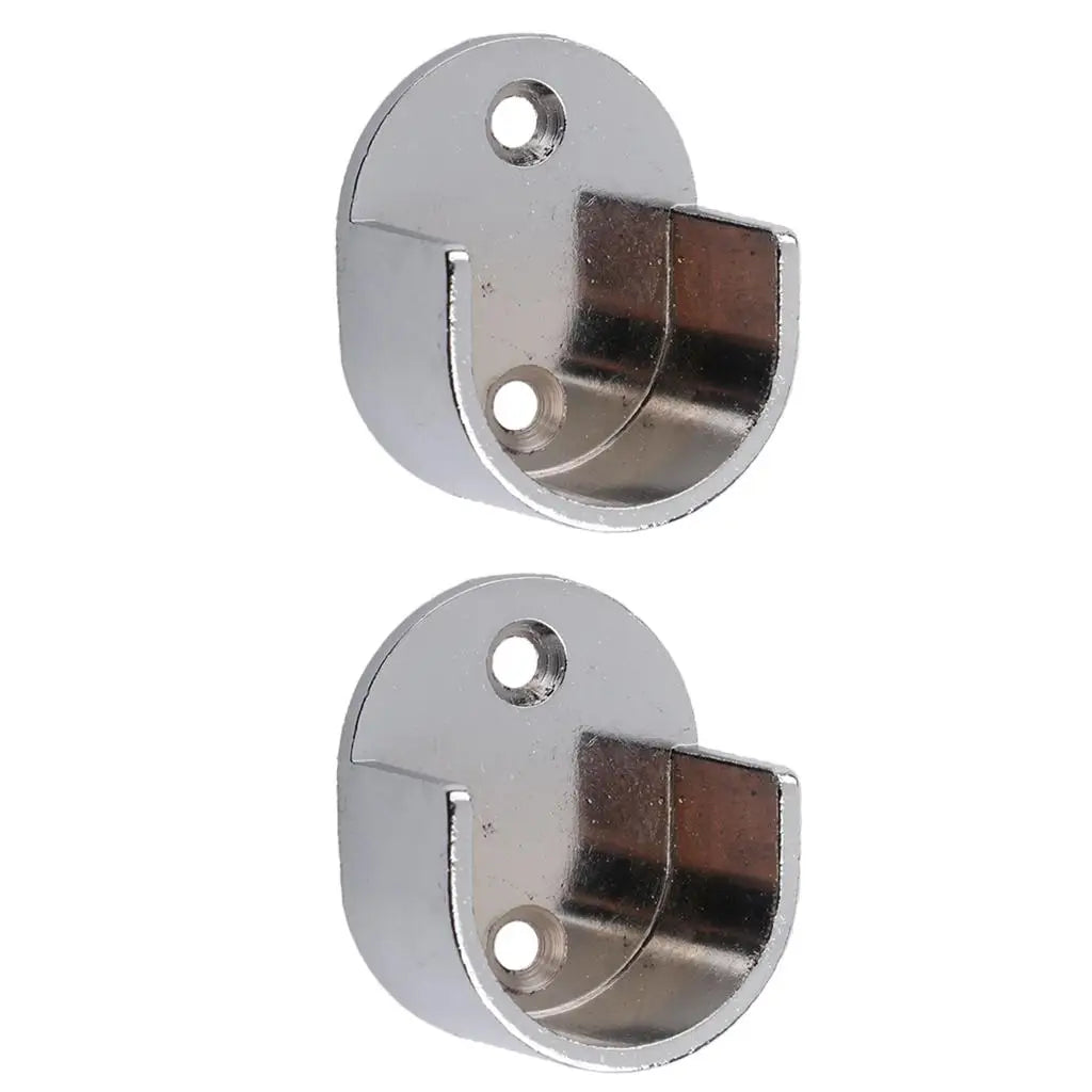 support tige argenté moderne fixations rail rideau finitions accessoire fenêtre traitement métal