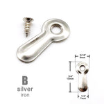 clips métalliques vis clips argent doré moderne fonctionnels fixations vis rond métal