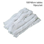 nappe jetable transparente moderne imperméable cordons serrage table 60x60 100x60 120x60 150x70 cm
