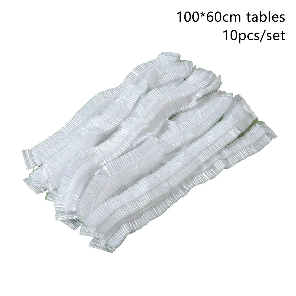 nappe jetable transparente moderne imperméable cordons serrage table 60x60 100x60 120x60 150x70 cm