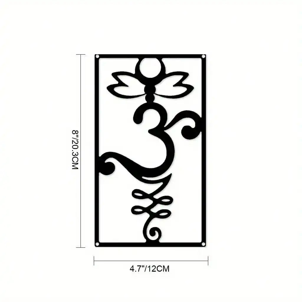 décoration murale moderne symbole viking noir adhésif abstraitintérieur art mural