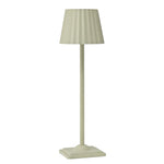 lampe table moderne lampe led rechargeable usb couleurs ambiance plissée effet vieilli base antislip.touchscreen