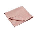 serviettes table réutilisables coton lin 40x40cm classique beige vert jaune blanc rose fleurs séchées
