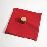 serviettes coton unies réutilisables classiques beige rose vert bleu marine table maison party