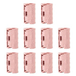 clips literie rose texture cuir résistants moderne 10 pièces fixations clips