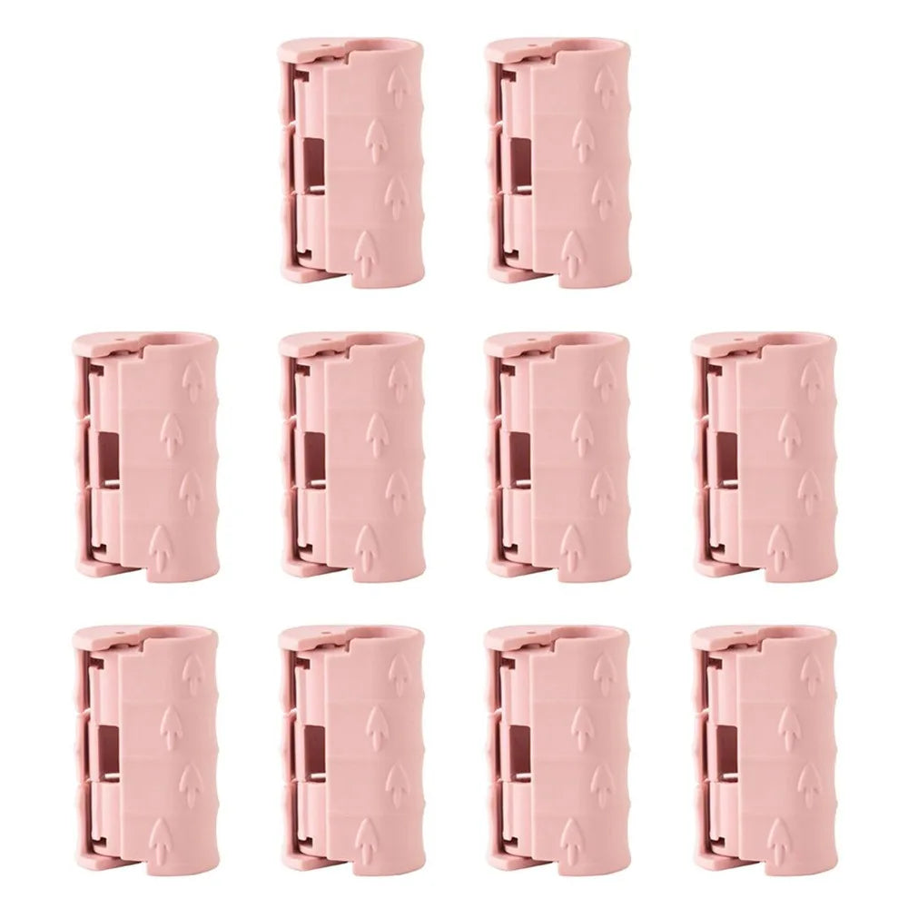 clips literie rose texture cuir résistants moderne 10 pièces fixations clips