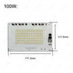 projecteur panneau led blanc 2835 smd 10w 200w intelligent ac220v 70 80 ra