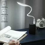 lampe flexible blanc moderne adhésif interrupteur tactile port usb base charge