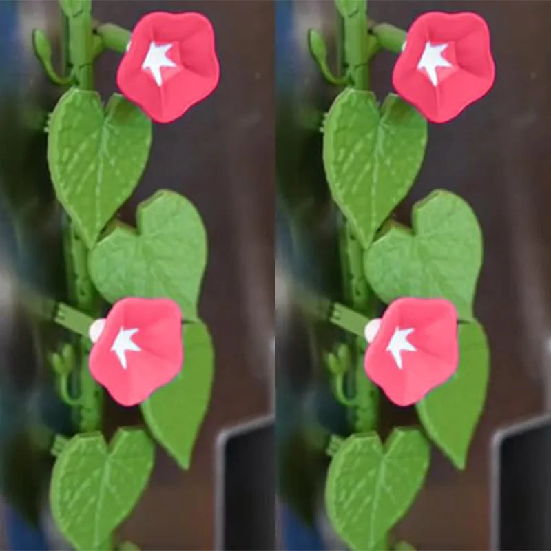 magnétiques réfrigérateur décoratifs floral feuilles fleurs bleu rose vert étoiles