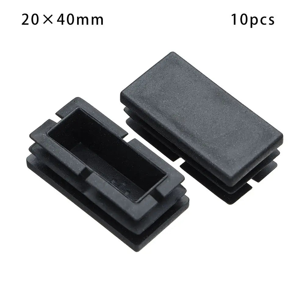 cache pieds adhésifs noirs pratiques rectangle carré anti poussière 10 pièces utilitaires