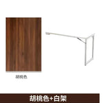 table pliable industrielle bois foncé métal noir texture bois naturelle vis fixations moderneextérieurcarrépliantemurale