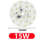 Plaque LED Downlight Chip 3W 5W 7W 9W 12W 15W 18W Blanc Diodes Modernes