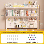 étagère murale modulaire métal blanc porte crayons support objets moderne