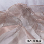 ruban pailleté multicolore translucide élégant polyester 100x140cm diy mariage cérémonie événement festive