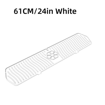 tapis cuisine pliable silicone anti dérapant respectueux environnement moderne noir gris blanc