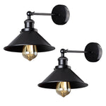 lampe murale industrielle noire réglable vintage E27 flux lumineux étude chambre salon