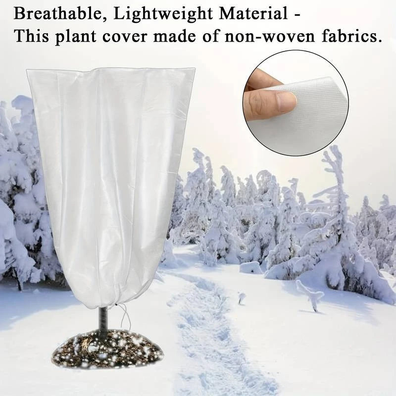 voile hivernage plante tissu non tissé housse protection jardin pot extérieur anti gel blanc
