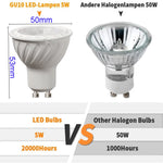 ampoules led gu10 5w blanc rayures modernes décoration cheminée nuit ktv 220v 240v