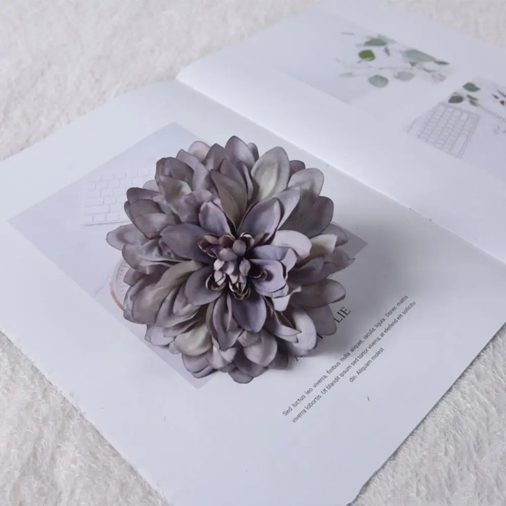 fleur artificielle moderne clip métallique multicolore décoration intérieure ornement chambre bleu rose jaune verte