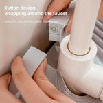 support vaisselle évier adhésif rose clair gris clair rayures verticales moderne rapide drainage silicone