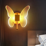 lampe suspendue papillon moderne blanc doré cristal transparent vis fixations