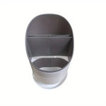 support rangement moderne blanc gris couverts cuisine conteneur plastique imperméable compartiments concaves fourchettes cuillères