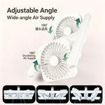 lampe ventilateur moderne blanc télécommande deux led 60w flux lumineux réglable tension 90 260v